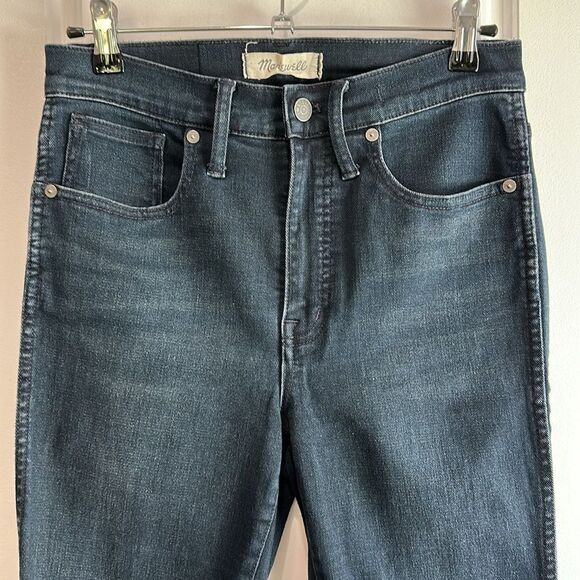 🌟 Madewell Women's Dark Blue Skinny Jeans 28x28 - Picture 3 of 7